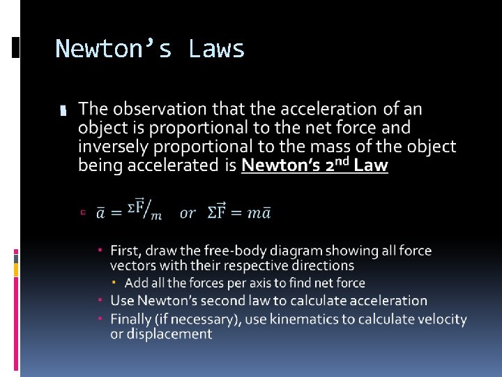 Newton’s Laws 