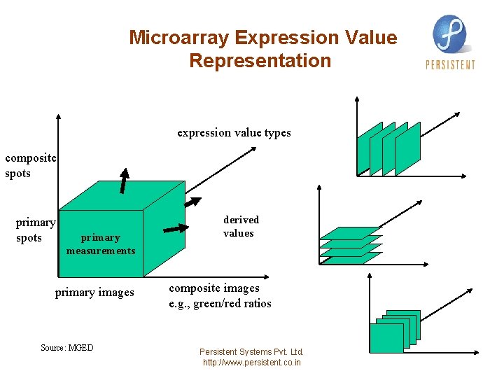Microarray Expression Value Representation expression value types composite spots primary measurements primary images Source: