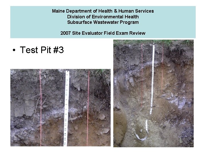 Maine Department of Health & Human Services Division of Environmental Health Subsurface Wastewater Program