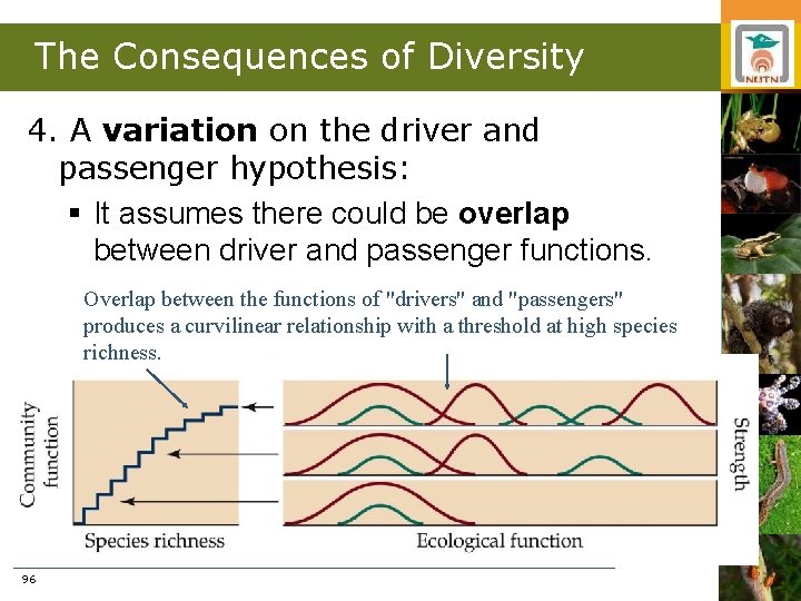 The Consequences of Diversity 4. A variation on the driver and passenger hypothesis: §