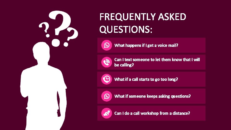 FREQUENTLY ASKED QUESTIONS: What happens if I get a voice mail? Can I text
