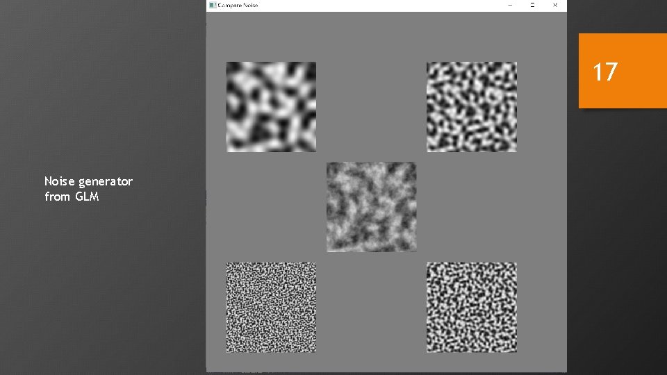 17 Noise generator from GLM 