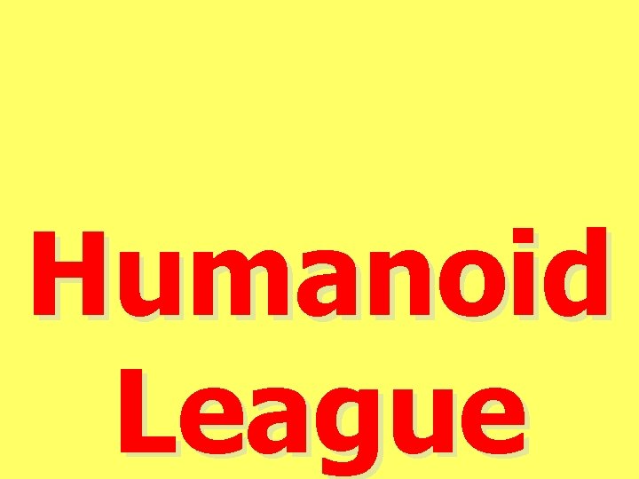 Humanoid League 