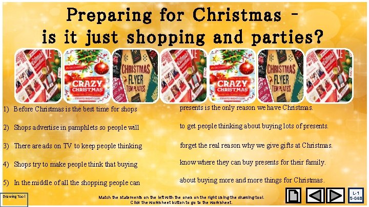 Preparing for Christmas – is it just shopping and parties? 1) Before Christmas is