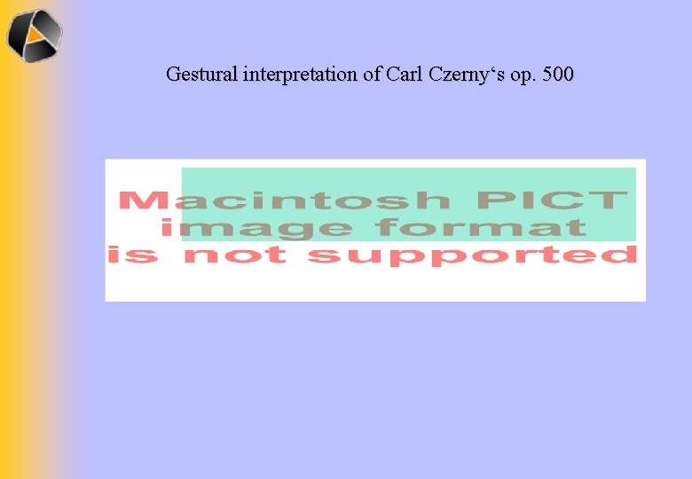 Gestural interpretation of Carl Czerny‘s op. 500 
