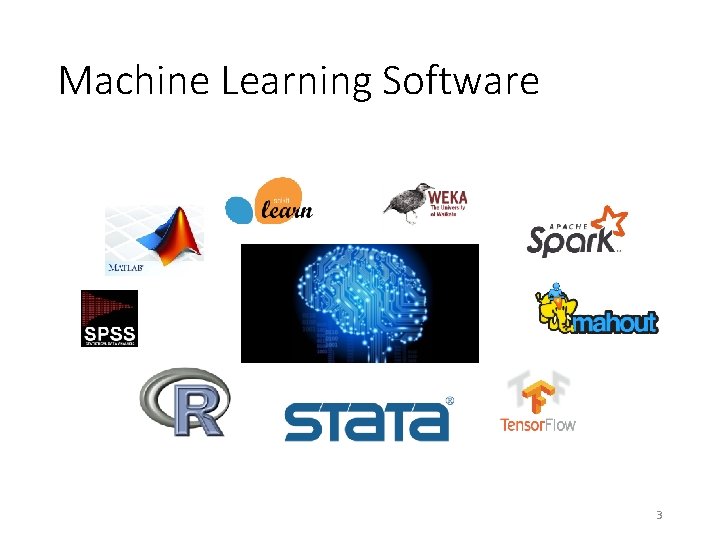 Machine Learning Software 3 Machine Learning Software 3