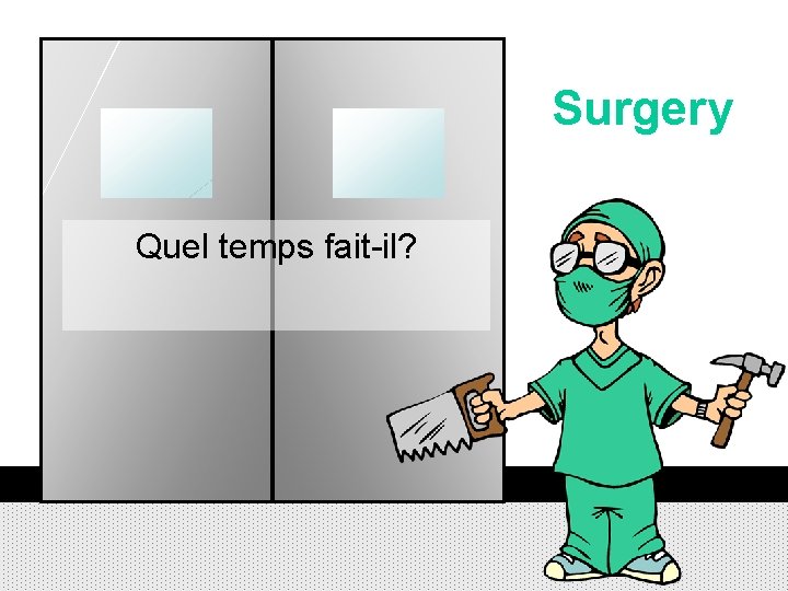 Surgery Quel temps fait-il? 