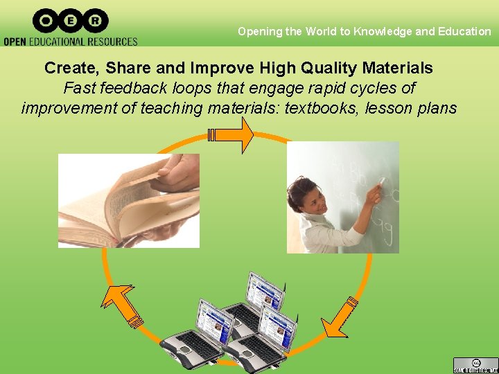 Opening the World to Knowledge and Education Create, Share and Improve High Quality Materials