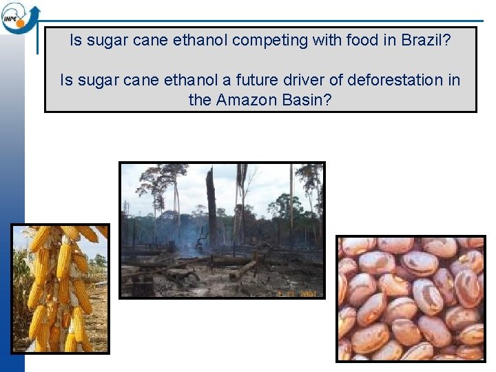 Is sugar cane ethanol competing with food in Brazil? Is sugar cane ethanol a