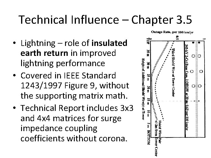 Technical Influence – Chapter 3. 5 • Lightning – role of insulated earth return