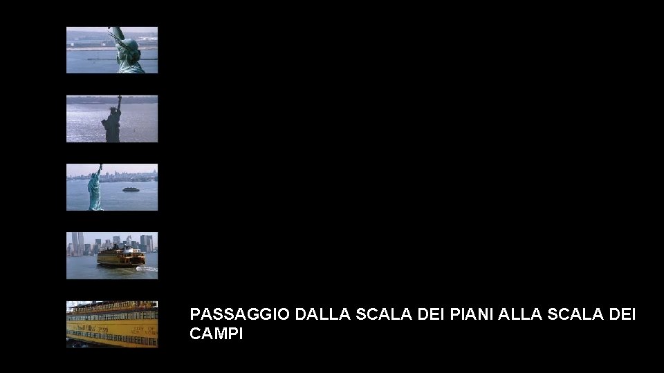 PASSAGGIO DALLA SCALA DEI PIANI ALLA SCALA DEI CAMPI 