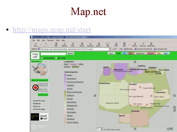 Map. net • http: //maps. map. net/start 