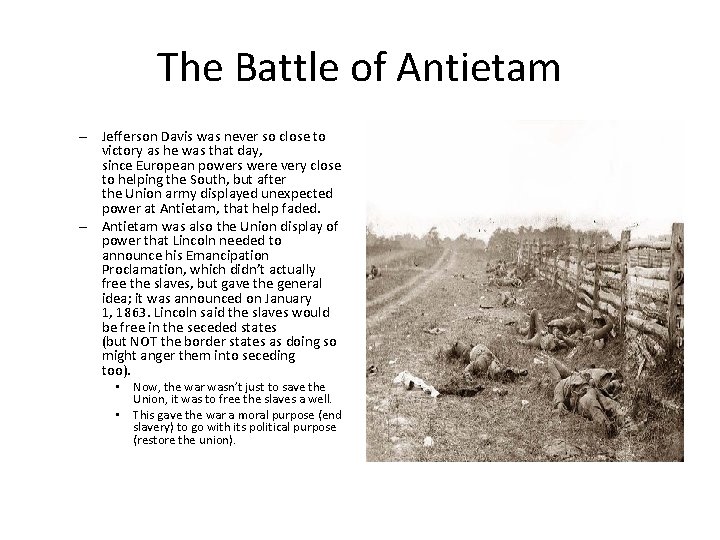 The Battle of Antietam – Jefferson Davis was never so close to victory as