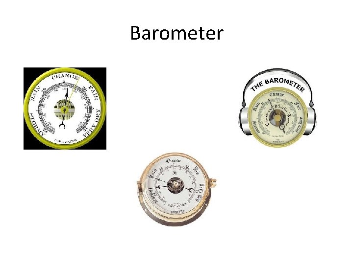 Barometer Test Scale 6 1 1 Use appropriate tools and instruments