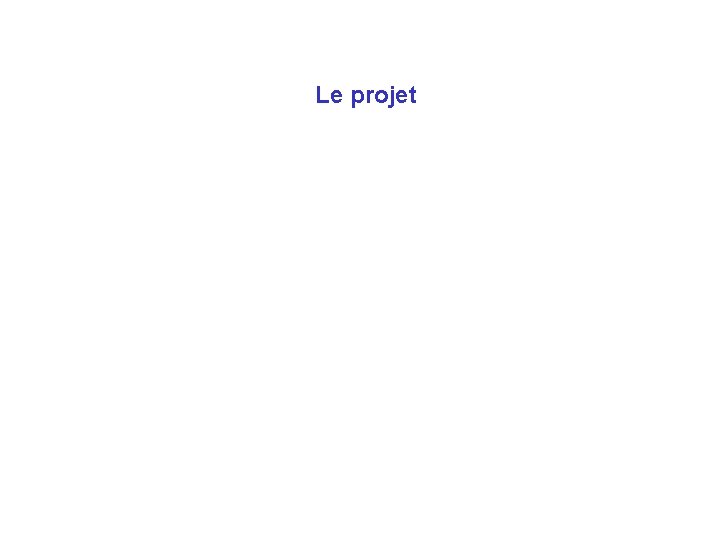 Le projet La pdagogie du projet doit avoir