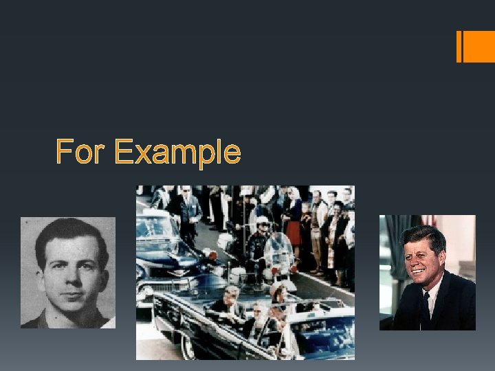 For Example For Example