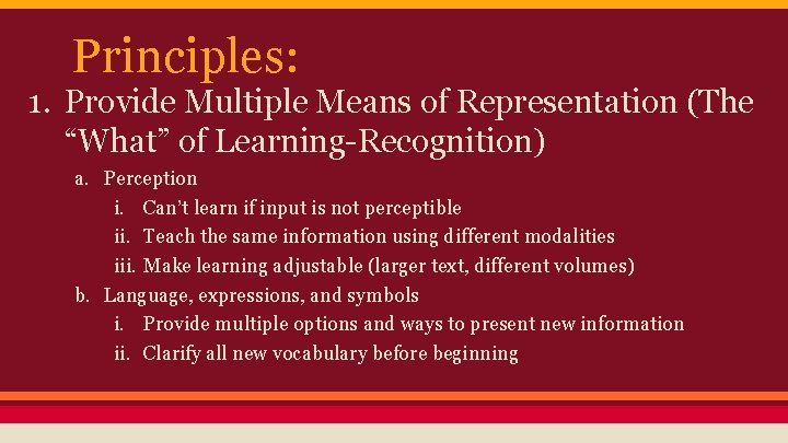 Universal Design for Learning Emily Shannon Katie Perry