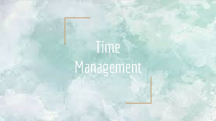 Time Management 