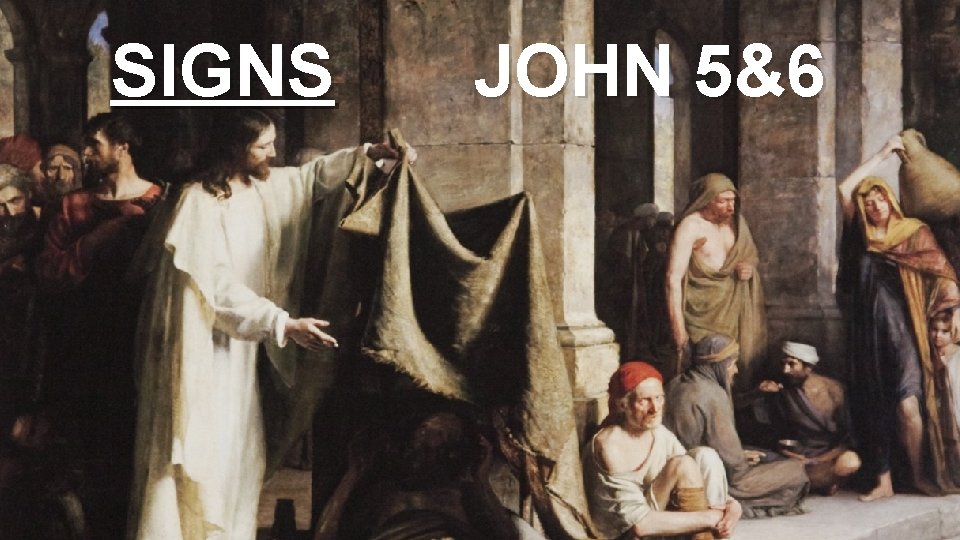 SIGNS JOHN 5&6 