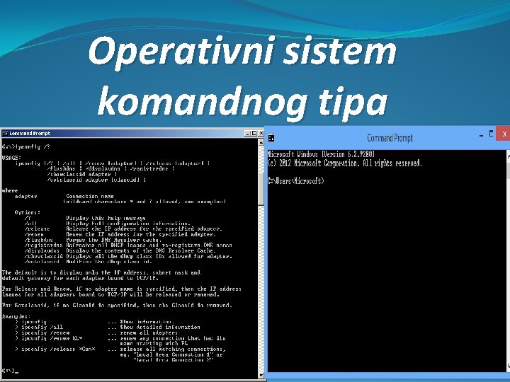 Operativni sistem komandnog tipa 