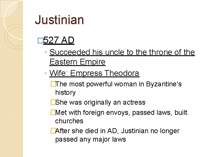 Introduction to the Byzantine Empire Ms Carmelitano Location