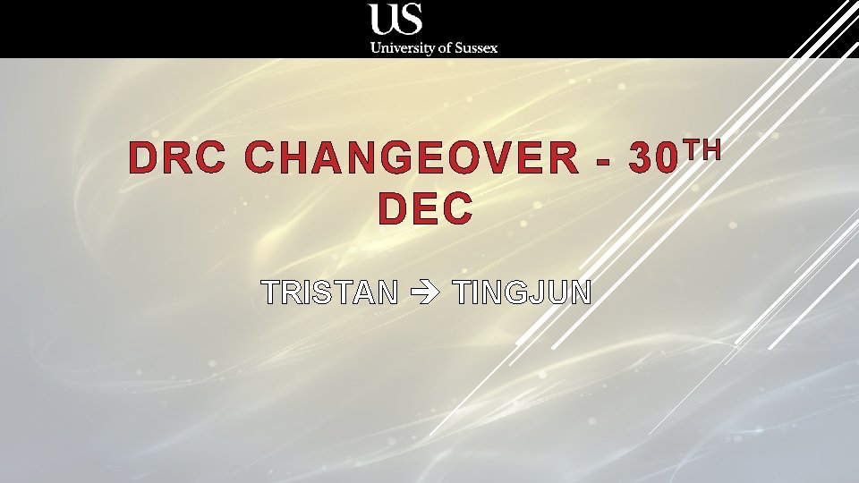 DRC CHANGEOVER DEC TRISTAN TINGJUN T H 30 