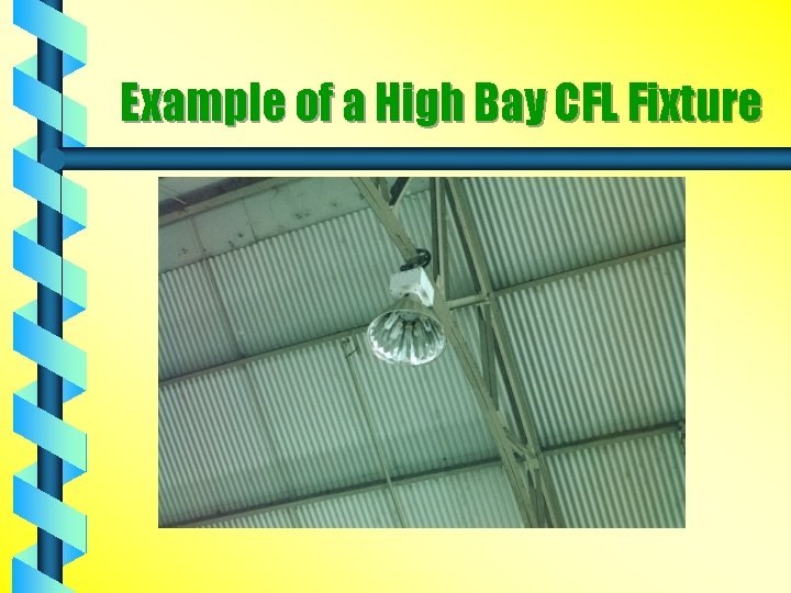 Example of a High Bay CFL Fixture 