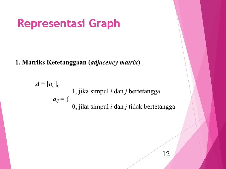 Representasi Graph 12 