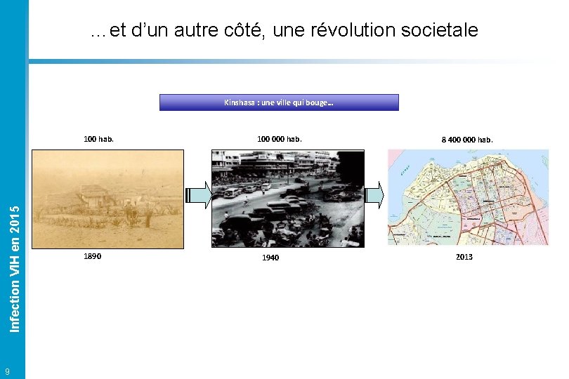 …et d’un autre côté, une révolution societale Kinshasa : une ville qui bouge… Infection