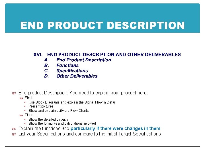 END PRODUCT DESCRIPTION End product Description: You need to explain your product here. First