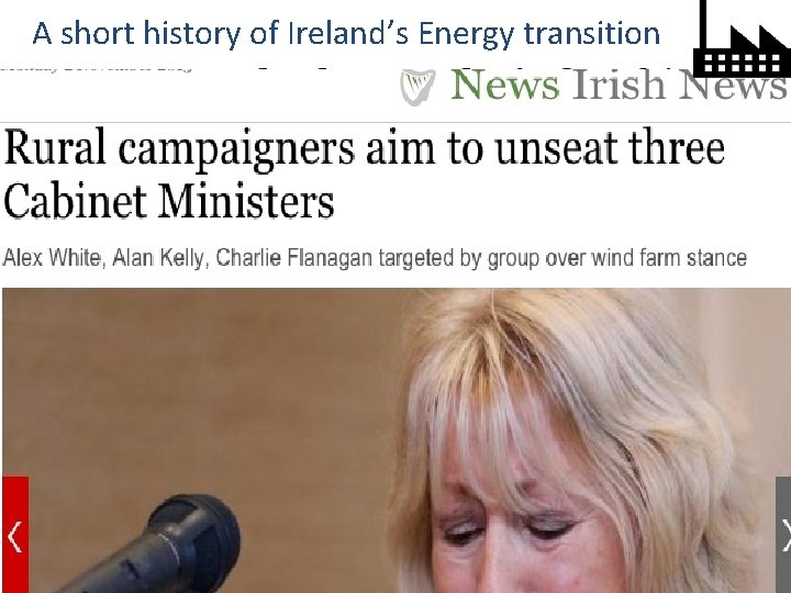 A short history of Ireland’s Energy transition 