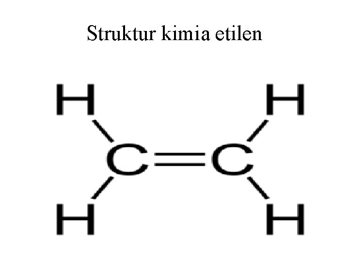 Struktur kimia etilen 