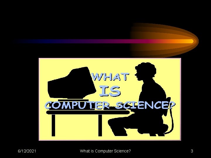 6/12/2021 What is Computer Science? 3 6/12/2021 What is Computer Science? 3