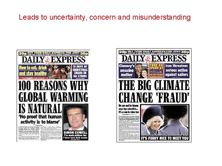 Leads to uncertainty, concern and misunderstanding 