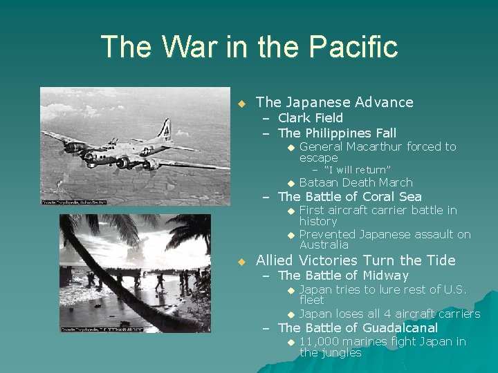 Fighting World War II Chapter 24 Sections 2