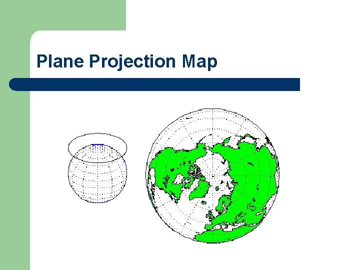 Plane Projection Map 