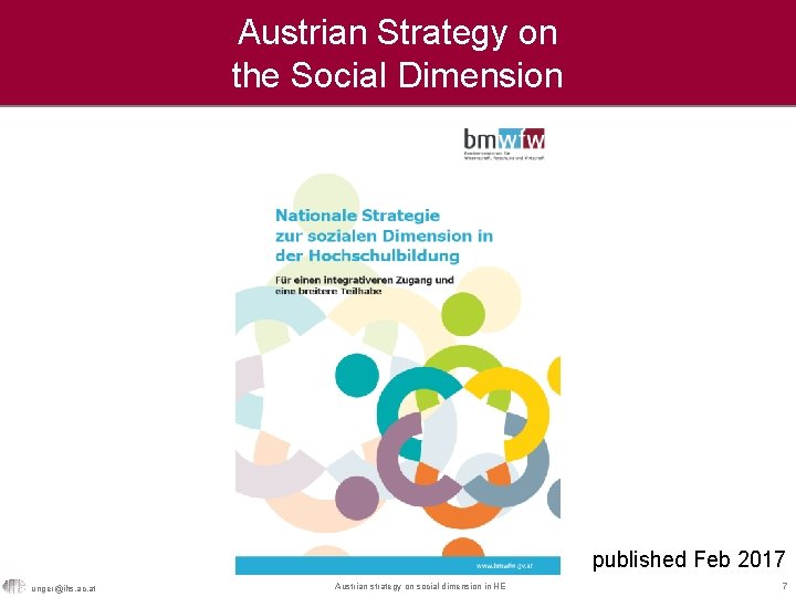 First Austrian Strategy on the Social Dimension national