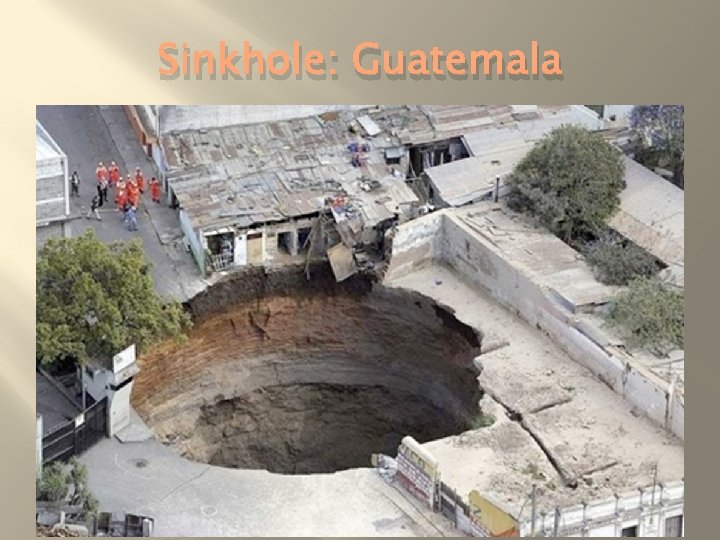 Sinkhole: Guatemala 