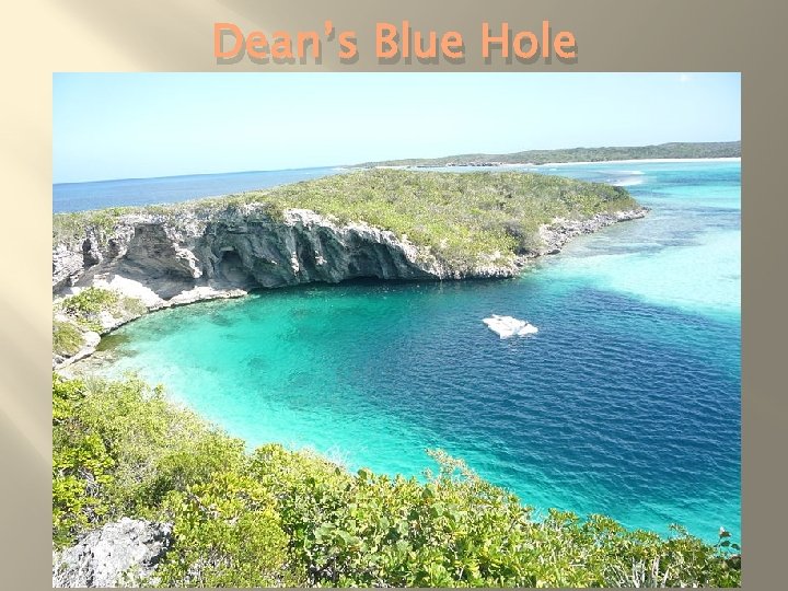 Dean’s Blue Hole 