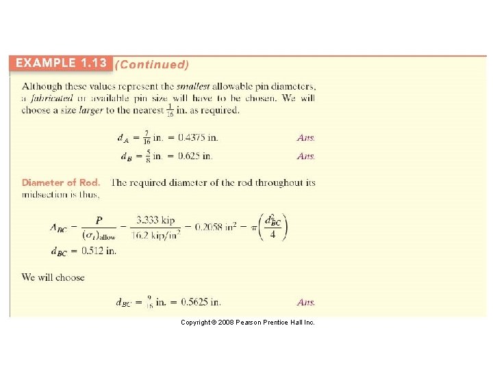 Copyright © 2008 Pearson Prentice Hall Inc. 