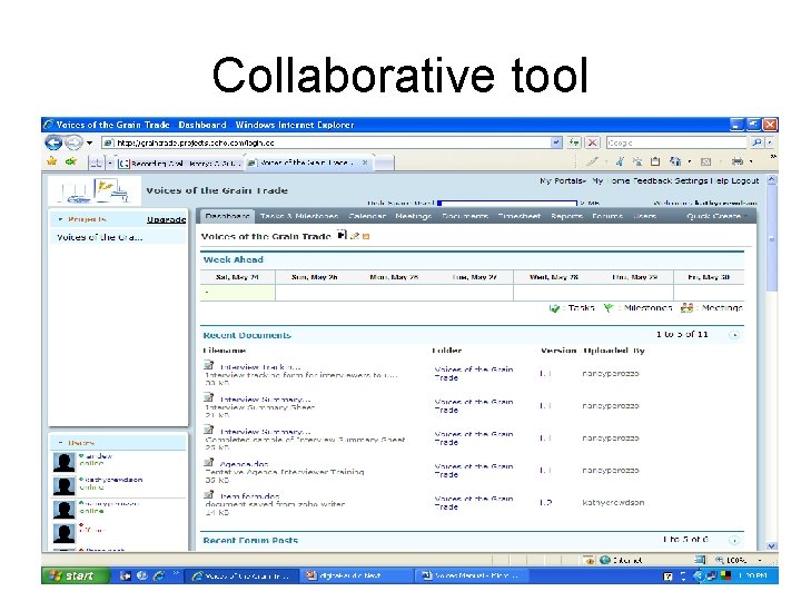 Collaborative tool 