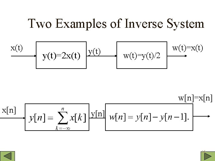 Continuoustime Discretetime Systems Physical Systems Are Interconnection Of