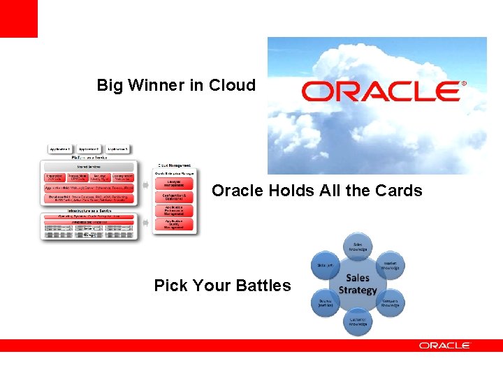Big Winner in Cloud Oracle Holds All the Cards Pick Your Battles 