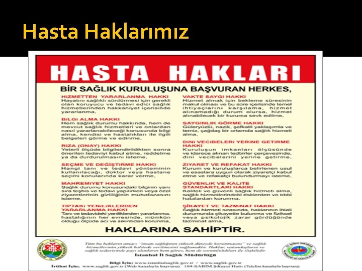 Hasta Haklarımız 