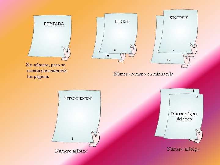 SINOPSIS INDICE PORTADA iii v iv vi Sin número, pero se cuenta para numerar SINOPSIS INDICE PORTADA iii v iv vi Sin número, pero se cuenta para numerar