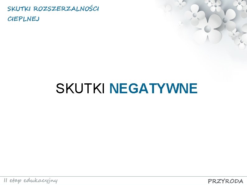 SKUTKI NEGATYWNE 