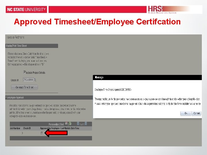Approved Timesheet/Employee Certifcation Approved Timesheet/Employee Certifcation