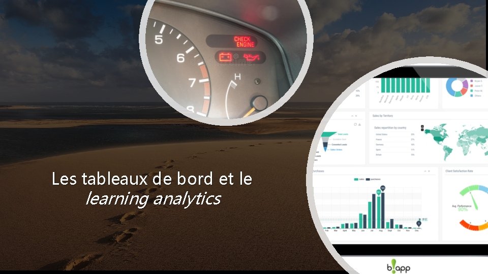 Les tableaux de bord et le learning analytics 