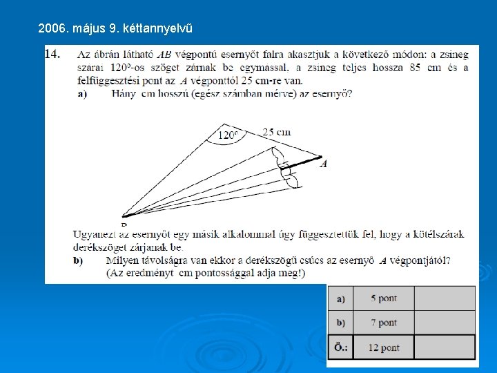 2006. május 9. kéttannyelvű 