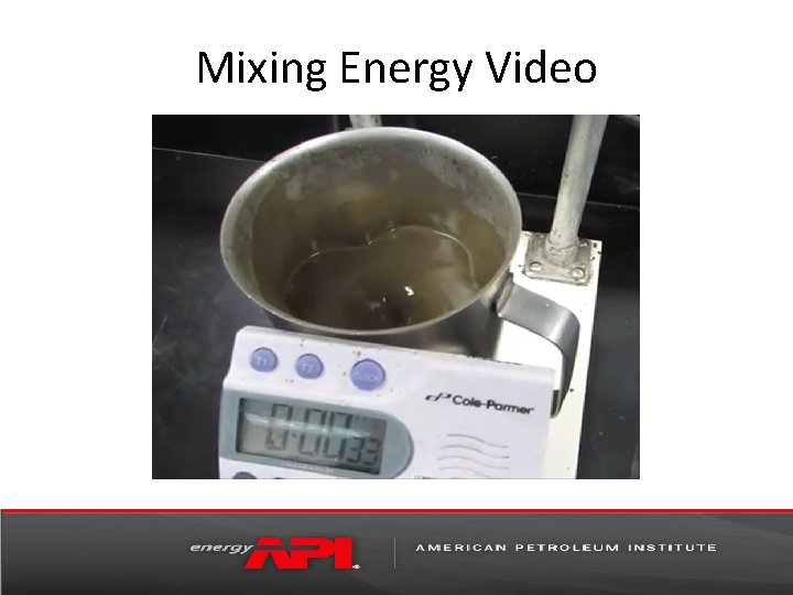 Mixing Energy Video 